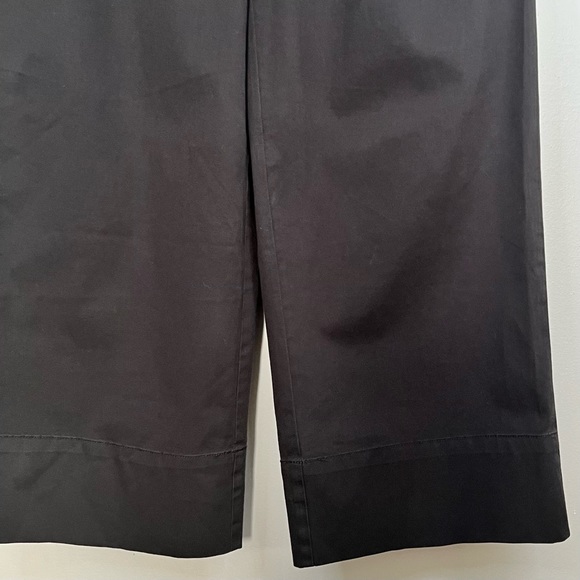 Everlane Womens Pull On Pant Size 6 Black High Waist Straight Leg Organic Cotton - Picture 8 of 15